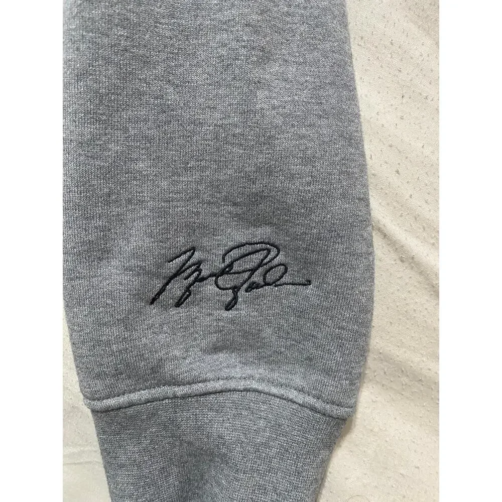 Nike Air Jordan Essentials Mens XL Gray Fleece Hoodie DA9818 091 Pre Owned
